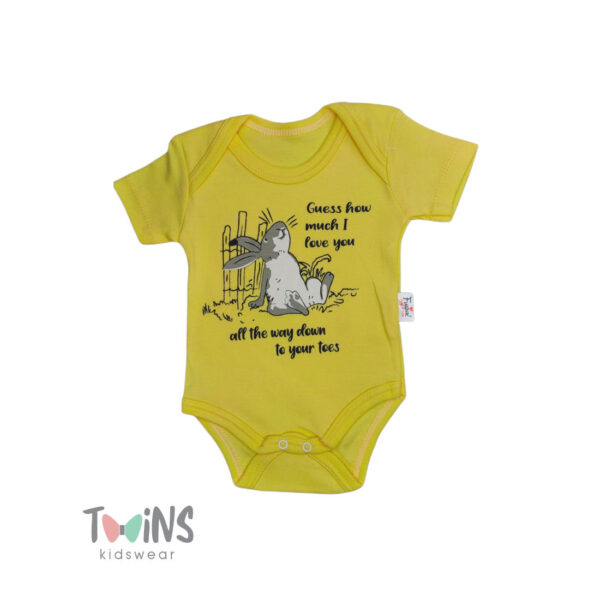 Κορμάκι κοντομάνικο με λαγουδάκι