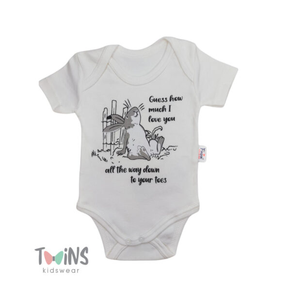 Κορμάκι κοντομάνικο με λαγουδάκι