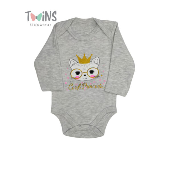 Κορμάκι μακρυμάνικο με γατούλα