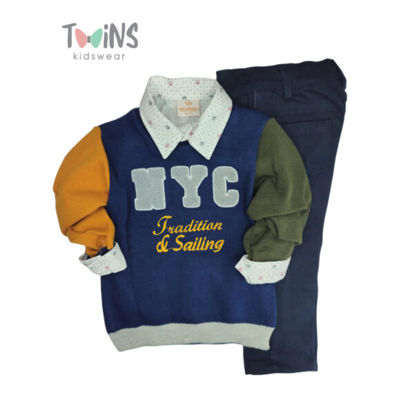 Σετ 3 τεμαχίων με πουλόβερ NYC