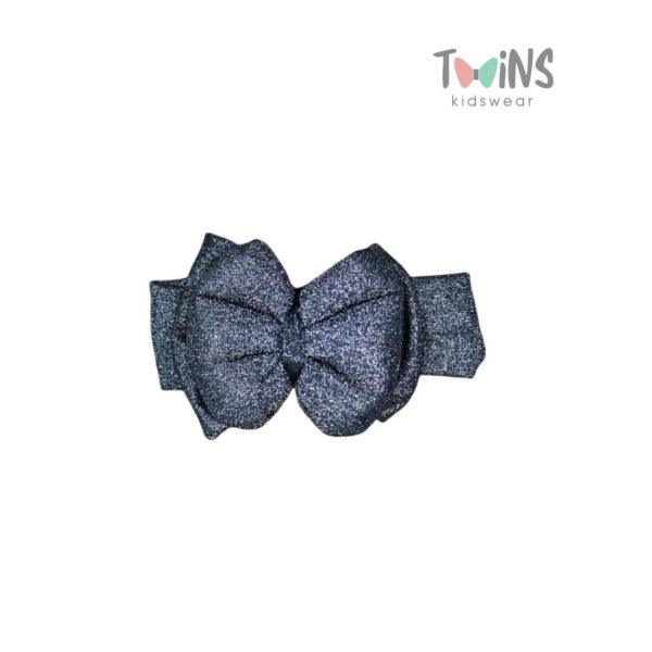 Κορδέλα με φιόγκο γκρι