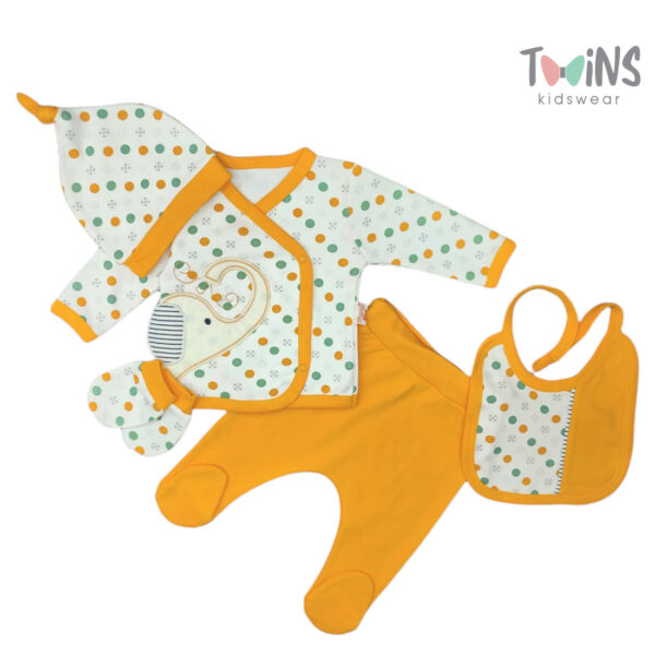 ΒΡΕΦΙΚΟ ΣΕΤ 5 ΤΕΜΑΧΙΩΝ ΜΕ ΕΛΕΦΑΝΤΑΚΙ