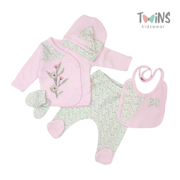 ΒΡΕΦΙΚΟ ΣΕΤ 5 ΤΕΜΑΧΙΩΝ ΛΟΥΛΟΥΔΑΚΙΑ ΡΟΖ