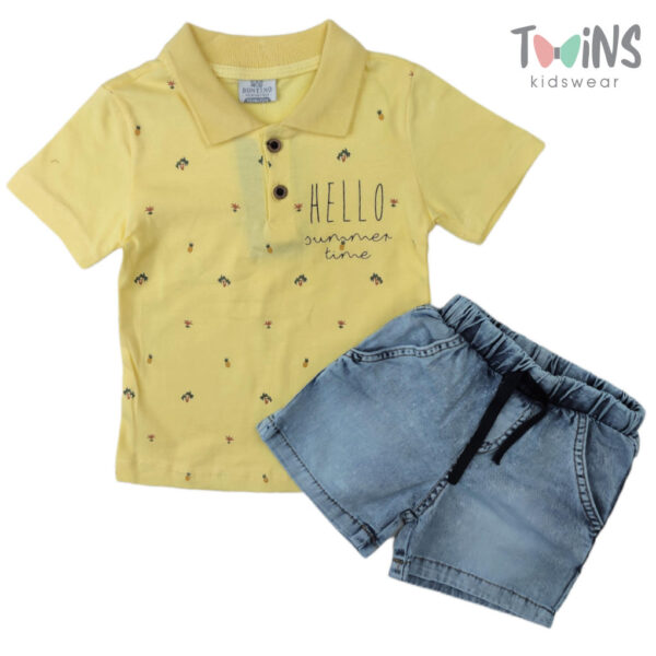 ΠΑΙΔΙΚΟ ΣΕΤ ΜΑΚΟ HELLO ΚΙΤΡΙΝΟ