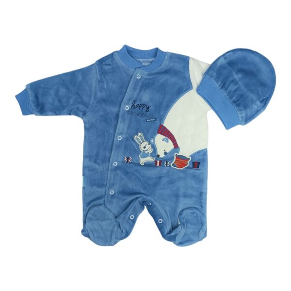 ΒΕΛΟΥΔΙΝΟ ΦΟΡΜΑΚΙ ΜΠΛΕ ΜΕ ΑΡΚΟΥΔΑΚΙ